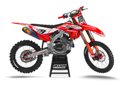 Honda X3 Red Graphic Kit - CRF CR XR Models | All Years