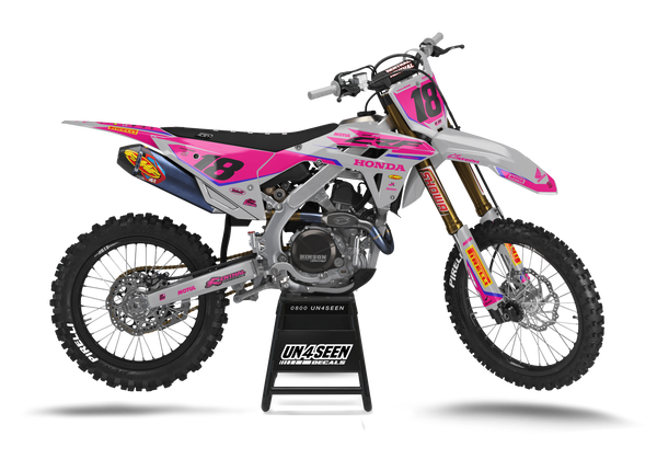 Honda X3 Pink Graphic Kit - CRF CR XR Models | All Years