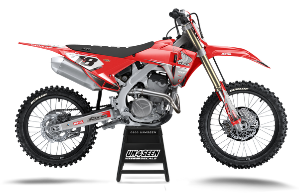 Honda Swatvf Retro Grey Graphic Kit - CRF CR XR Models | All Years