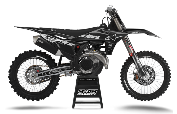 KTM Racer Graphite Grey Graphic Kit - SX SXF XC XCF EXC EXCF Models | All Years