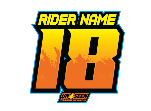 Shirt Print / Rider ID - Lava