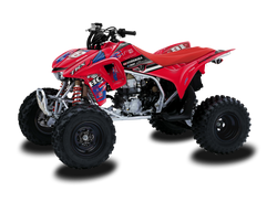 Honda TRX450R ATV Graphics Kit - Retro Flag