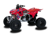Honda TRX450R ATV Graphics Kit - Retro Flag