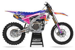 Yamaha Racer Portyl Purple Graphic Kit - YZ YZF WR TTR PW Models | All Years