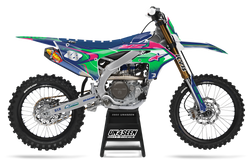 Yamaha Techstar Nomur Green Graphic Kit - YZ YZF WR TTR PW Models | All Years