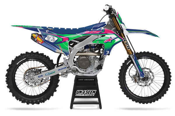 Yamaha Techstar Nomur Green Graphic Kit - YZ YZF WR TTR PW Models | All Years