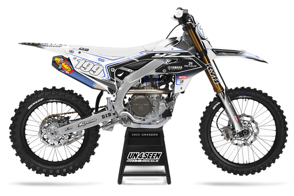 Yamaha Numerous Blue Graphic Kit - YZ YZF WR TTR PW Models | All Years