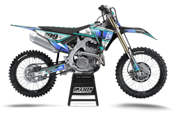 Honda Rid Aqua Graphic Kit - CRF CR XR Models | All Years