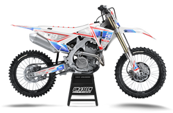 Honda Rid White Graphic Kit - CRF CR XR Models | All Years
