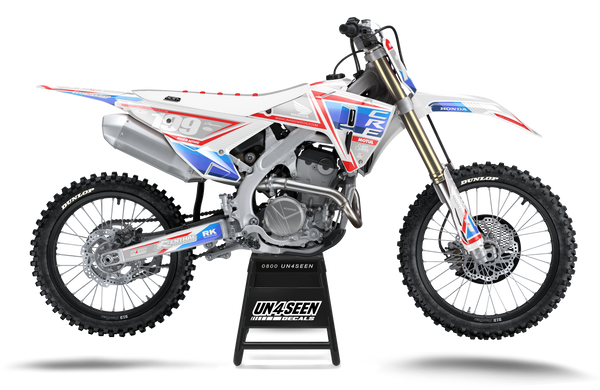 Honda Rid White Graphic Kit - CRF CR XR Models | All Years