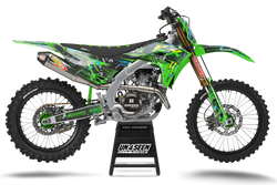 Kawasaki Rockstar Graphic Kit - KK KXF KDX KLX Models | All Years