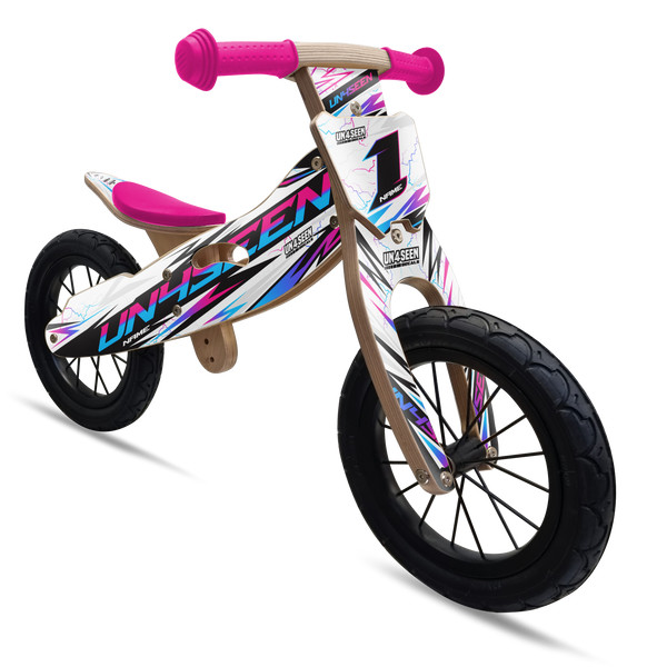 Un4seen Balance Bike - Shockguns Pink