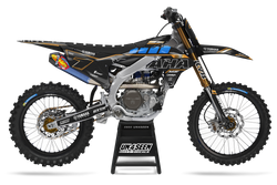 Yamaha Plaster Black Graphic Kit - YZ YZF WR TTR PW Models | All Years
