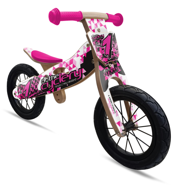 Un4seen Balance Bike - The Cyclery Pink