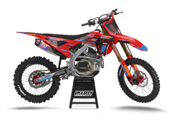 Honda Zardz Blue Graphic Kit - CRF CR XR Models | All Years