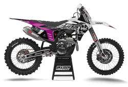 Gasgas Skulls & Petals Graphic Kit - MC EC ES EX Models | All Years