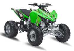 Kawasaki kfx450r ATV Graphics - Plaster