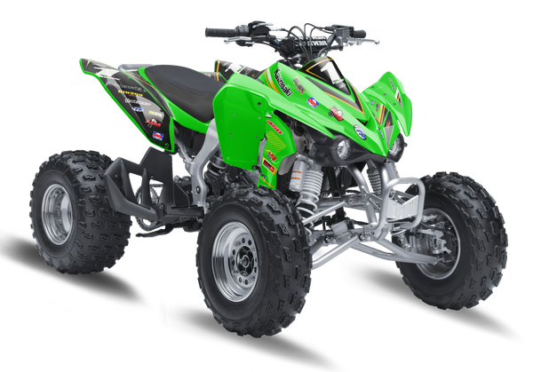 Kawasaki kfx450r ATV Graphics - Plaster