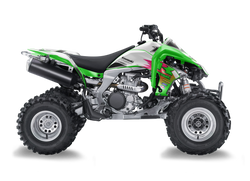 Kawasaki kfx450r ATV Graphics - Retro