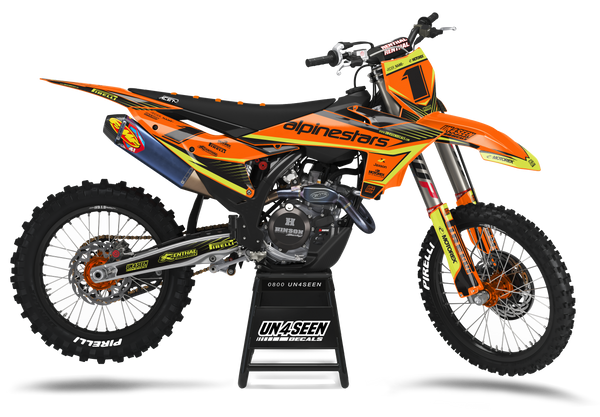KTM Alpinestars Flo Graphic Kit - SX SXF XC XCF EXC EXCF Models | All Years
