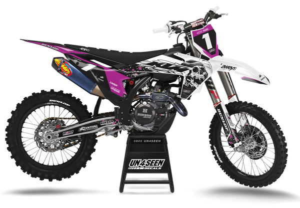 KTM Skulls & Petals Graphic Kit - SX SXF XC XCF EXC EXCF Models | All Years
