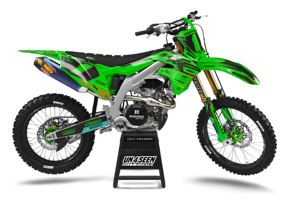 Kawasaki Bakd Green Graphic Kit - KK KXF KDX KLX Models | All Years