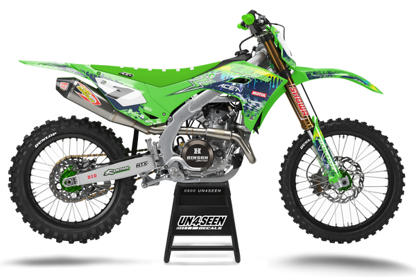 Kawasaki Glowsplash Graphic Kit - KK KXF KDX KLX Models | All Years