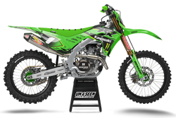Kawasaki Holo Green Graphic Kit - KK KXF KDX KLX Models | All Years