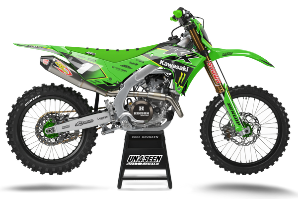 Kawasaki Holo Green Graphic Kit - KK KXF KDX KLX Models | All Years