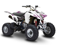 Suzuki LTZ400 ATV Graphics Kit - Skulls & petals