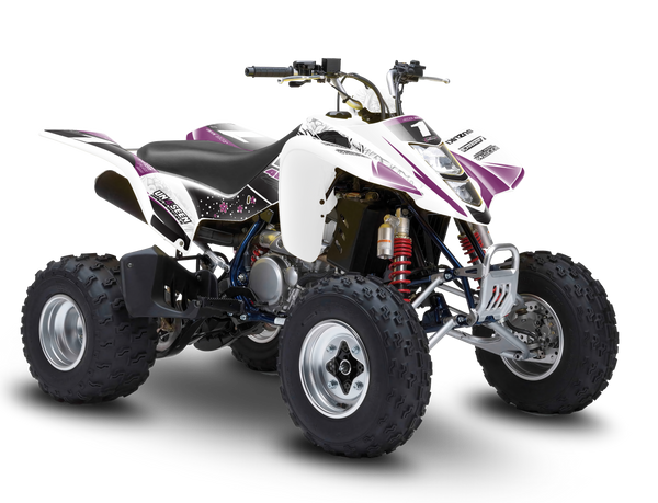 Suzuki LTZ400 ATV Graphics Kit - Skulls & petals