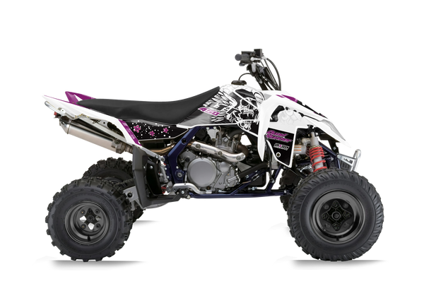 Suzuki LTR450 ATV Graphics Kit - Skulls & Petals
