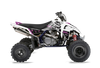 Suzuki LTR450 ATV Graphics Kit - Skulls & Petals