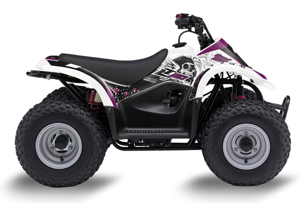Suzuki LT50A  ATV Graphics - Skulls & Petals