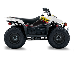 Suzuki LTZ50 ATV Graphics - Glass White