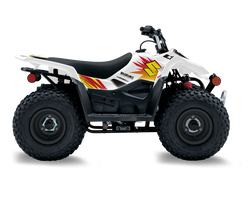 Suzuki LTZ50 ATV Graphics - Retro