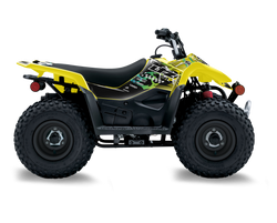Suzuki LTZ50 ATV Graphics - Lightwood