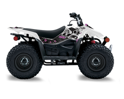 Suzuki LTZ50 ATV Graphics - Skulls & Petals