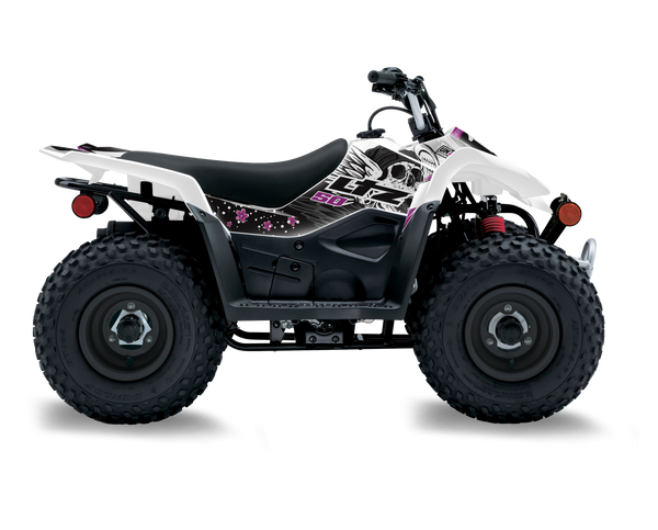 Suzuki LTZ50 ATV Graphics - Skulls & Petals
