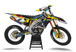 Suzuki Wild Obie Blue Graphic Kit - RMZ RM RMX DR DRZ JR Models | All Years