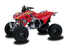 Honda TRX450R ATV Graphics Kit - Glowsplash