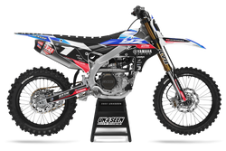 Yamaha Red Glass Graphic Kit - YZ YZF WR TTR PW Models | All Years