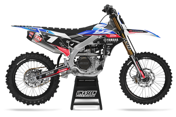 Yamaha Red Glass Graphic Kit - YZ YZF WR TTR PW Models | All Years