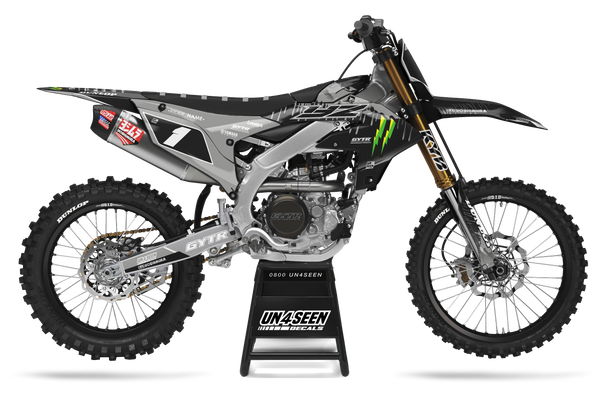 Yamaha Growl Edition Black Graphic Kit - YZ YZF WR TTR PW Models | All Years