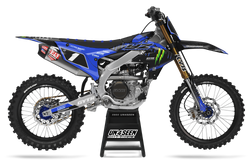 Yamaha Growl Edition Blue Graphic Kit - YZ YZF WR TTR PW Models | All Years
