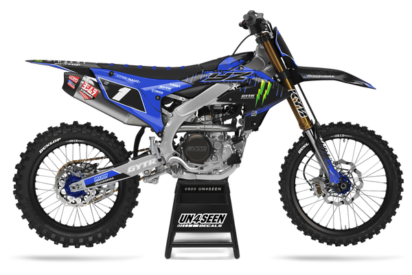 Yamaha Growl Edition Blue Graphic Kit - YZ YZF WR TTR PW Models | All Years