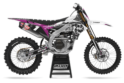 Yamaha Skulls & Petals Graphic Kit - YZ YZF WR TTR PW Models | All Years