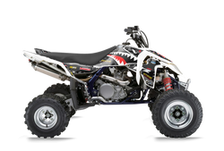 Suzuki LTR450 ATV Graphics Kit - Warhead White