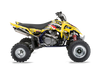 Suzuki LTR450 ATV Graphics Kit - Warhead Yellow