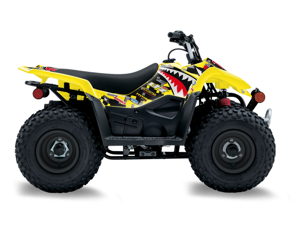 Suzuki LTZ50 ATV Graphics - Warhead Yellow